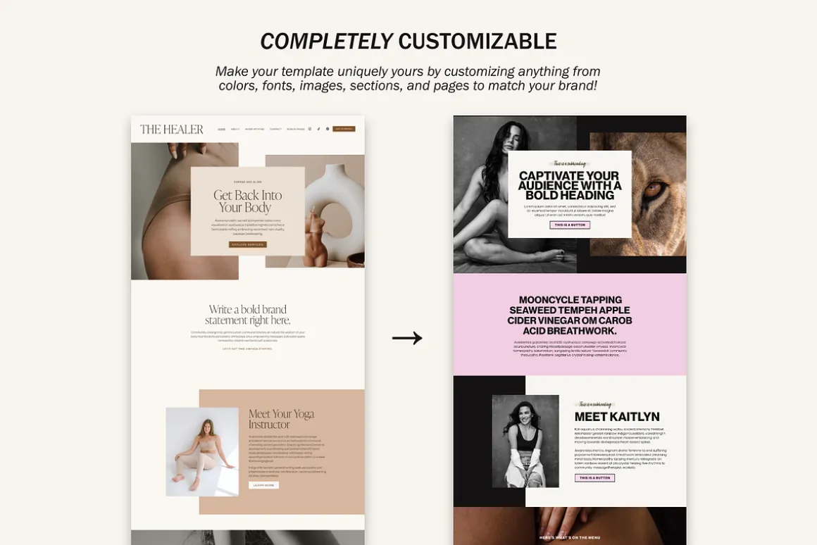 Squarespace Website Template