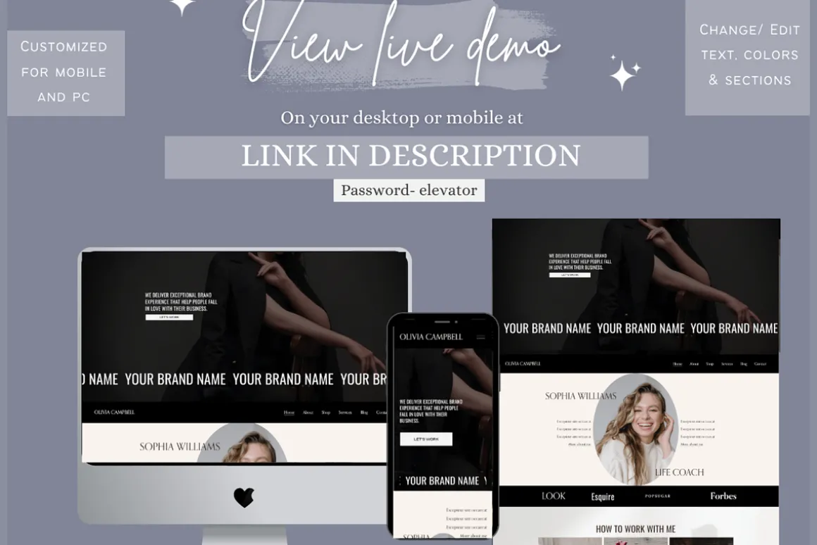 Squarespace Website Template 7.1