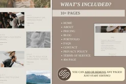 SquareSpace Website Template Photo
