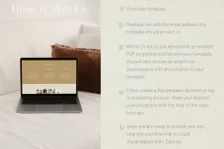 Squarespace Website Template: Mae