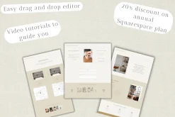 Squarespace Website Template: Mae