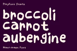 Squid - A Handmade Display Typeface