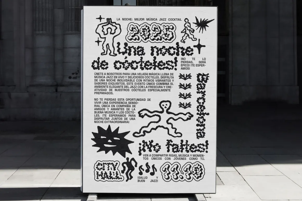 Squiggle Pop Font - Fun Display Type