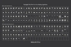 Squiggle Pop Font - Fun Display Type