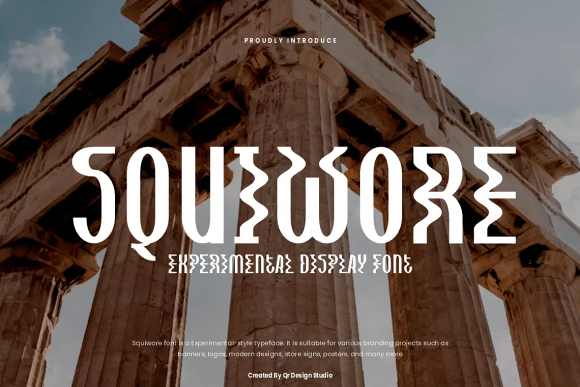 Squiwore - Experimental Font