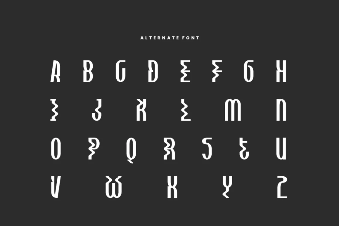 Squiwore - Experimental Font