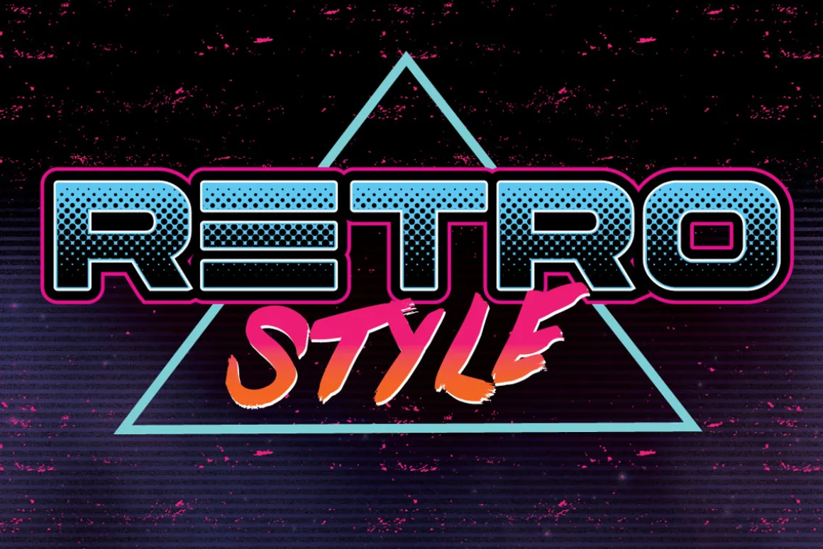 80's Retro Graphic Styles