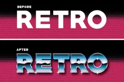 80's Retro Graphic Styles