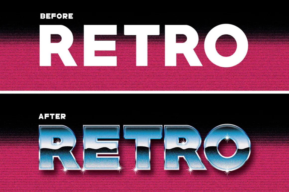 80's Retro Graphic Styles