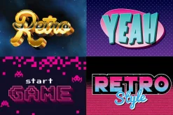 80's Retro Graphic Styles