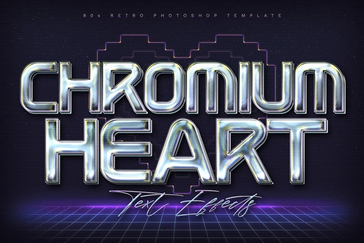80s Retro Nostalgia Text Effects