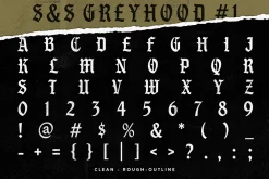S&S GreyHood Font Bundles
