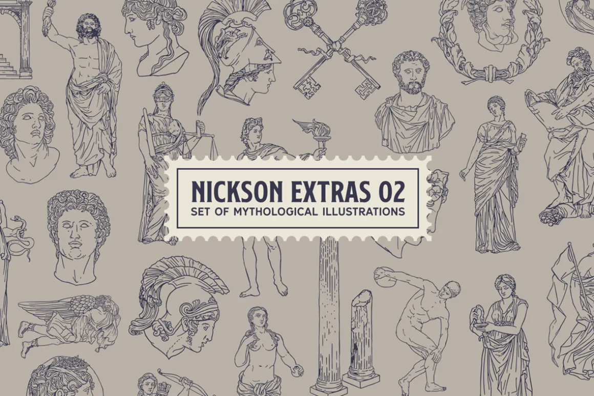S&S Nickson Font Bundle