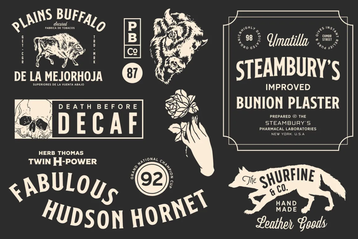 S&S Nickson Font Bundle