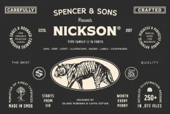 S&S Nickson Font Bundle
