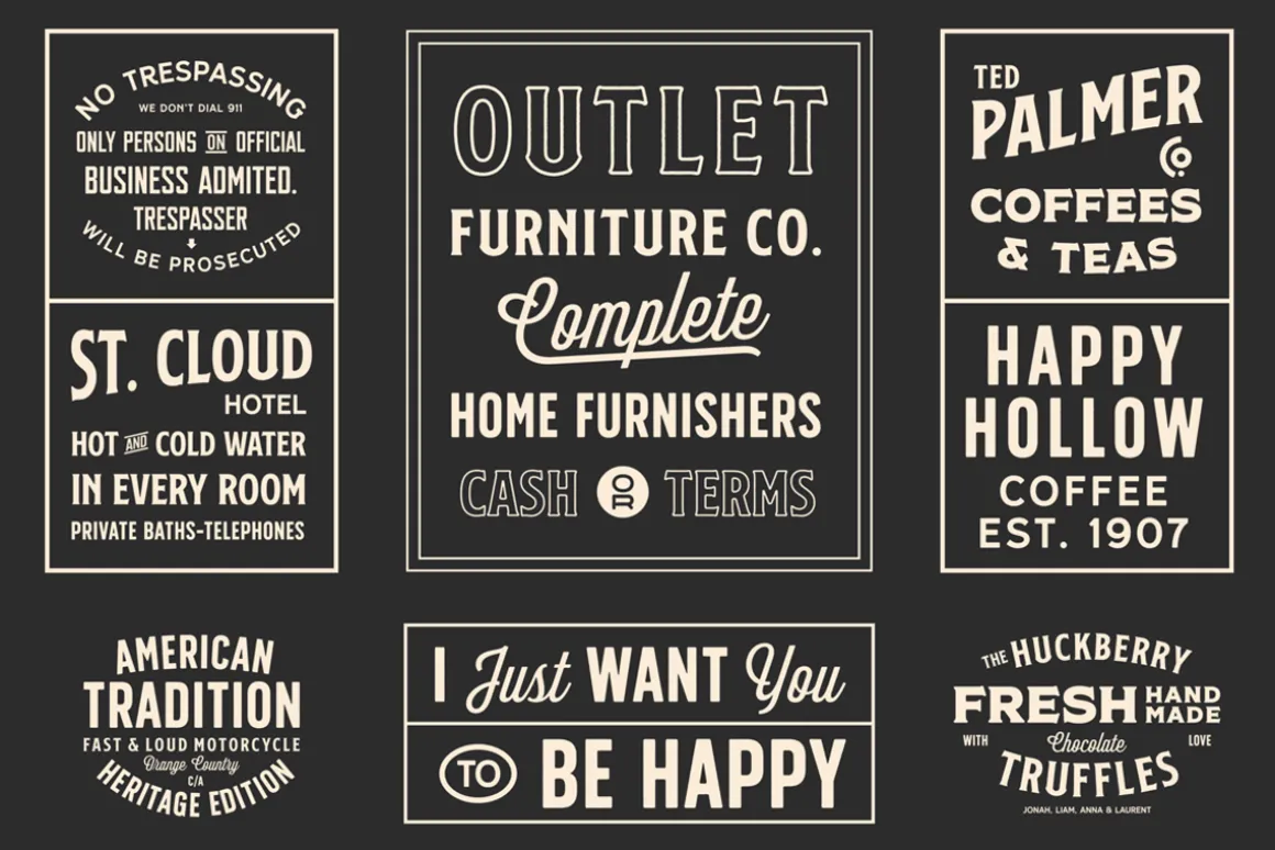 S&S Nickson Font Bundle