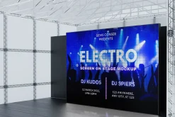 Stage Led Screen Mockup
