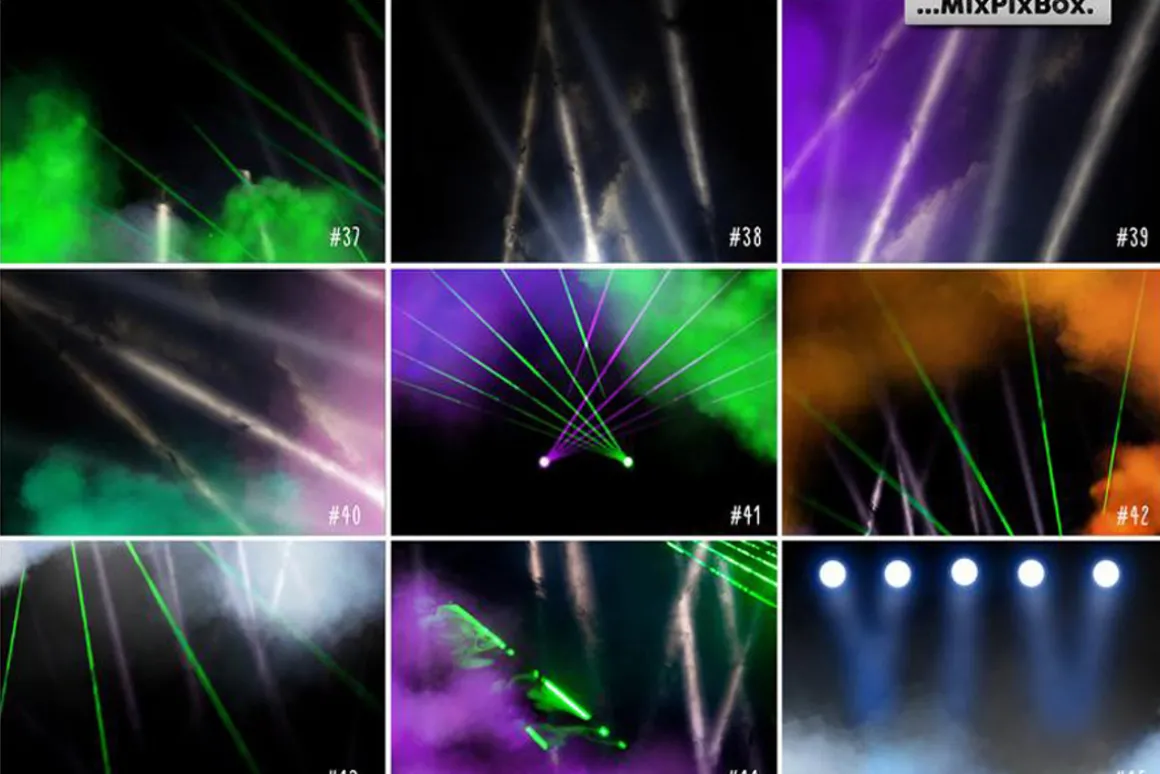 Stage Lights Overlays