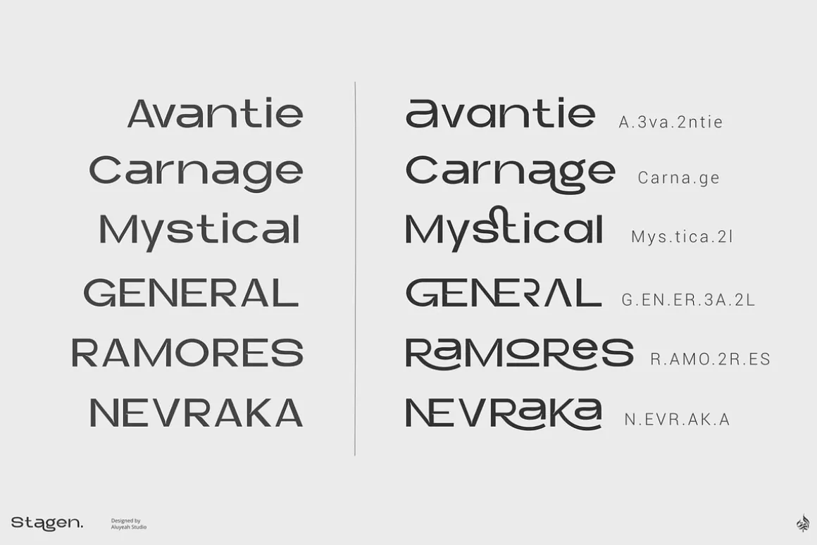 Stagen | Modern Display Sans Serif