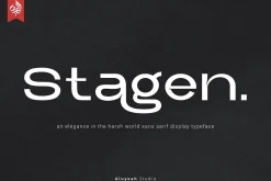 Stagen | Modern Display Sans Serif