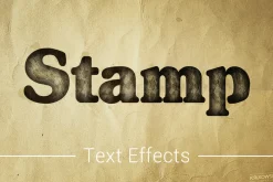 Stamp Ink Text Effects Style