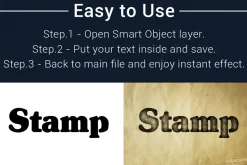 Stamp Ink Text Effects Style