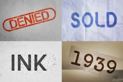 Stamp Ink Text Effects Style