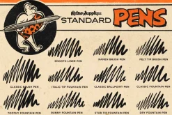 Standard Photoshop Ink Pen Brushes