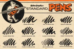 Standard Procreate Ink Pen Brushes
