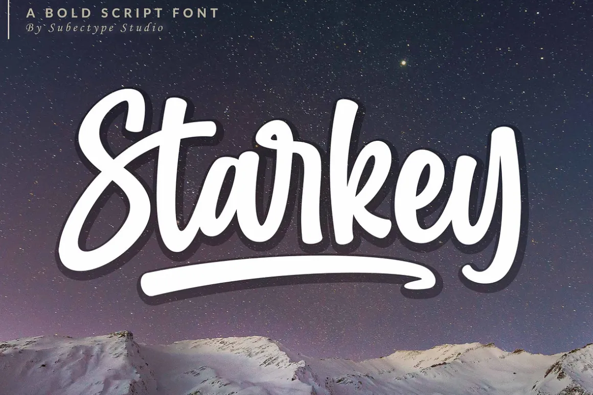 Starkey - Bold Script Font