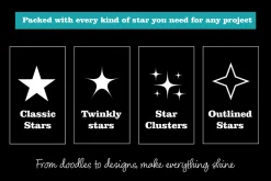 100 Star stamp brushes