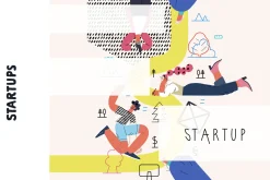 Startups flat vector illustrations