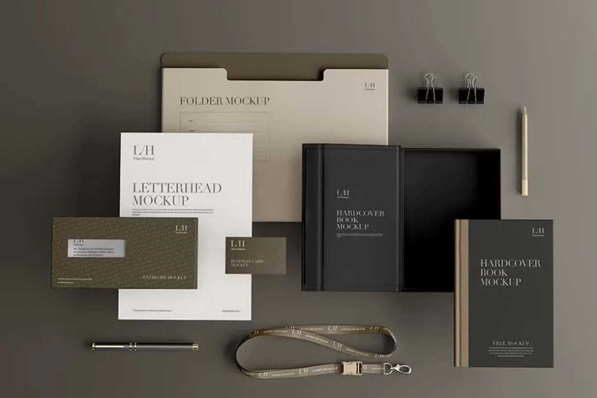 Stationary Mockup Template