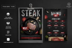 Steak Menu Flyer