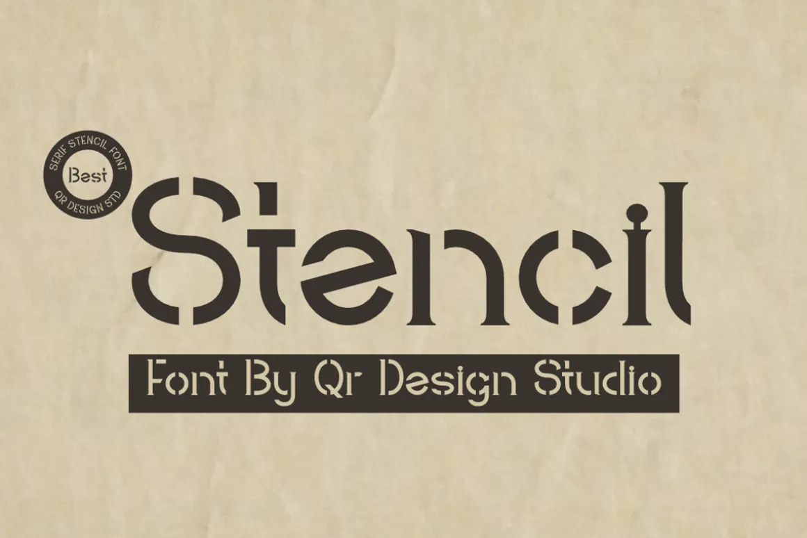 Stencil Rofigat - Typewriter Font