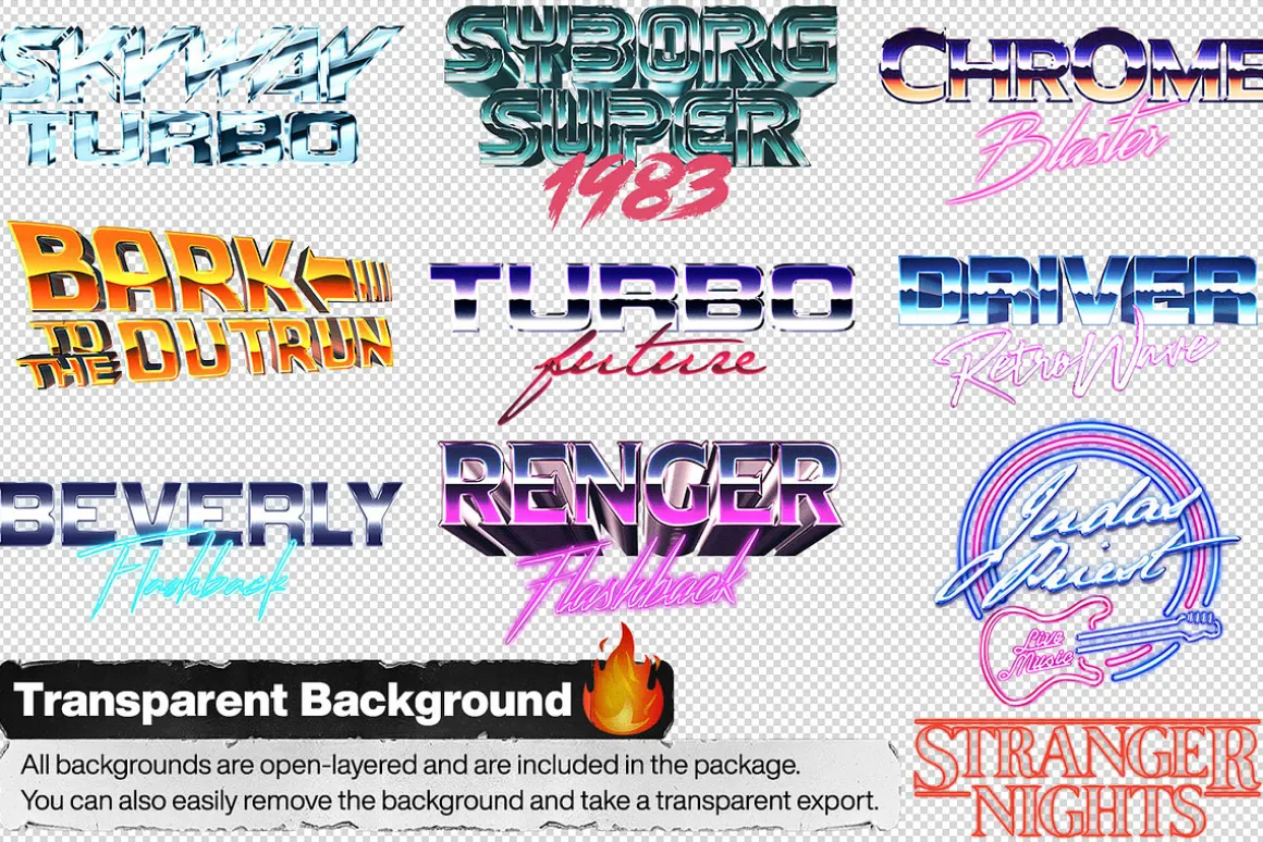 80s Text and Logo Effects Vol.3