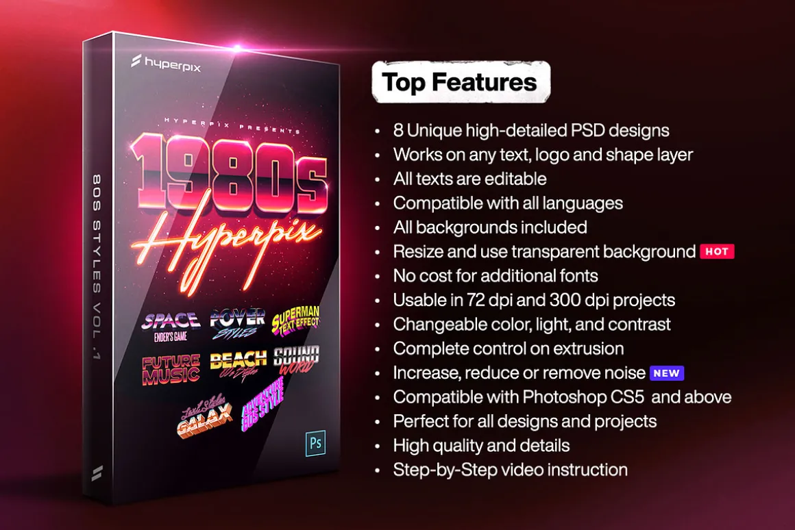 80s Text and Logo Effects Vol.1