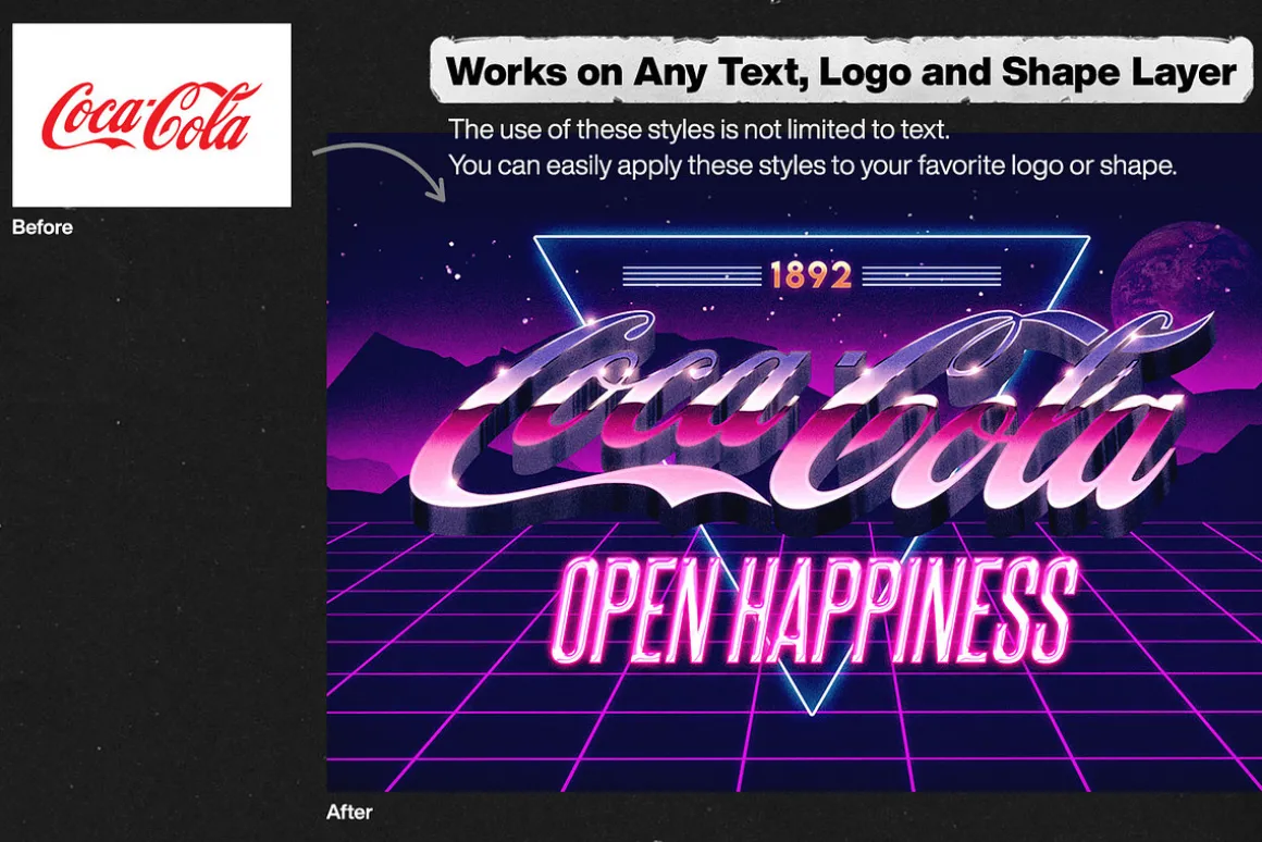 80s Text and Logo Effects Vol.1