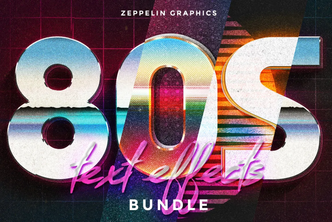 80s Text Effects Minibundle