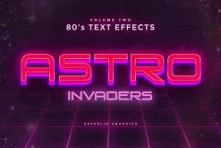 80s Text Effects Minibundle