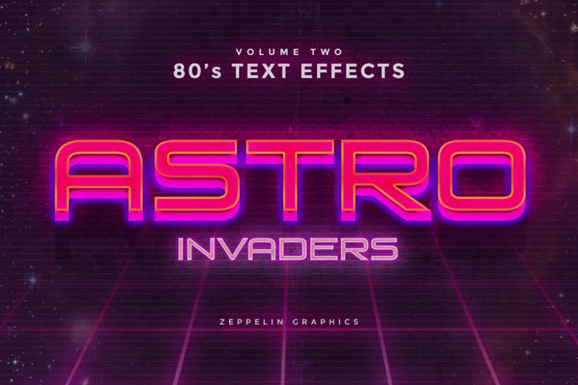 80s Text Effects Minibundle