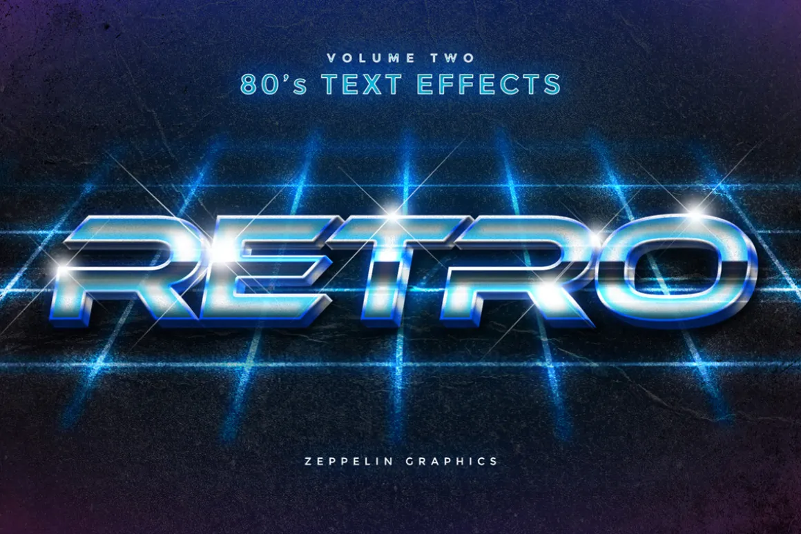 80s Text Effects Minibundle