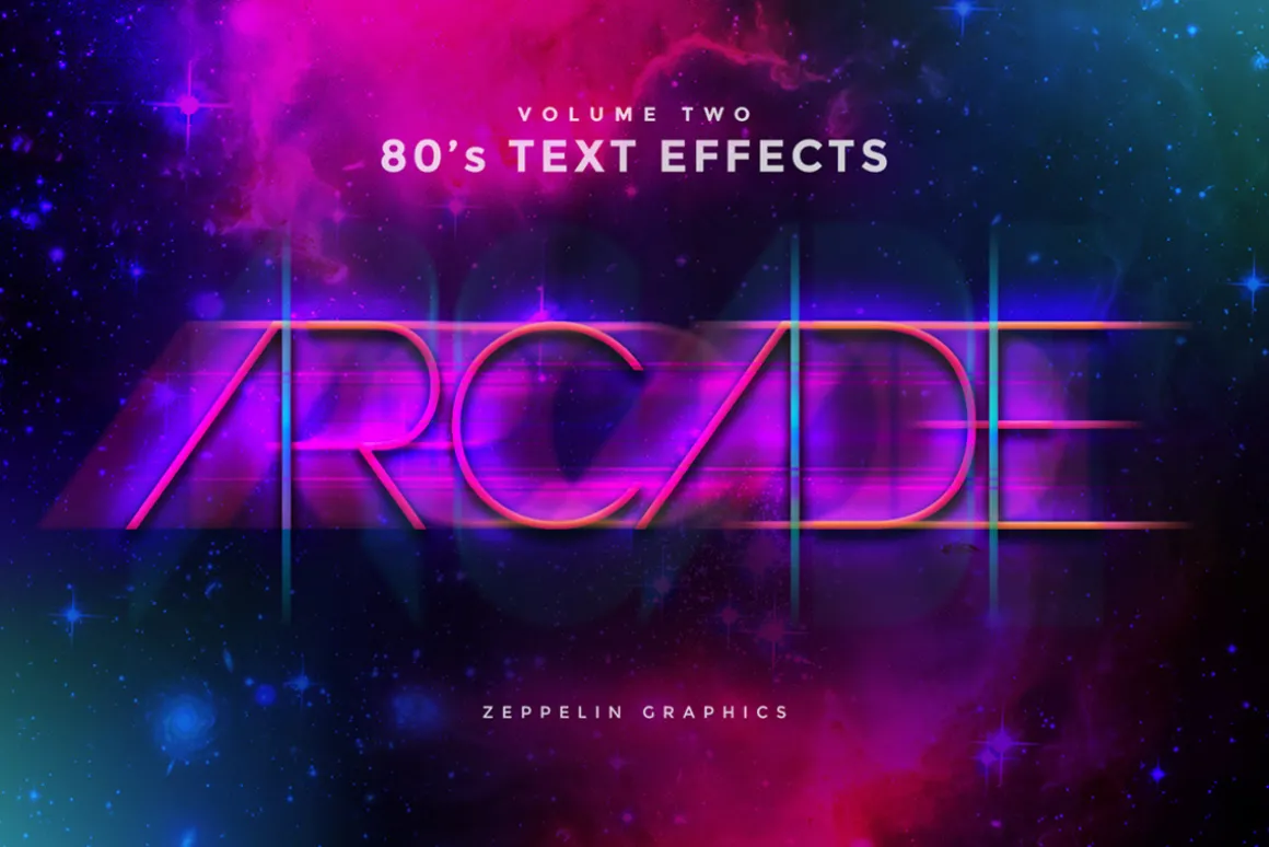 80s Text Effects Minibundle