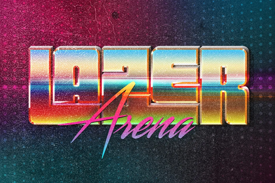 80s Text Effects Minibundle