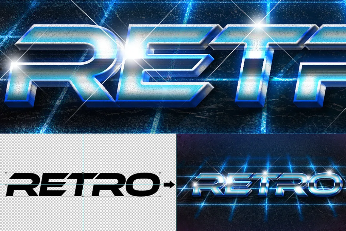 80s Text Effects Minibundle