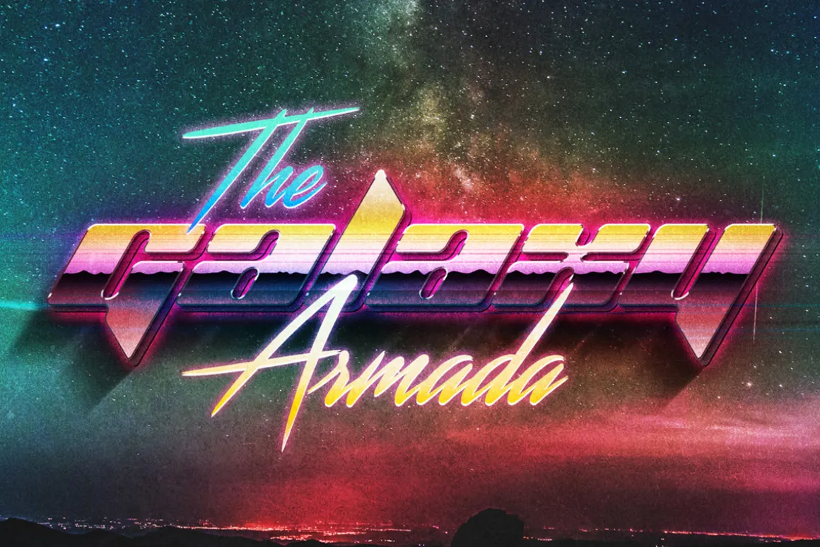 80s Text Effects Vol.2