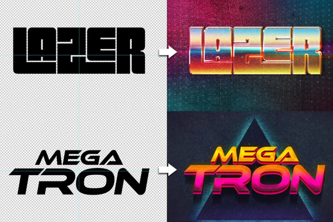 80s Text Effects Vol.2