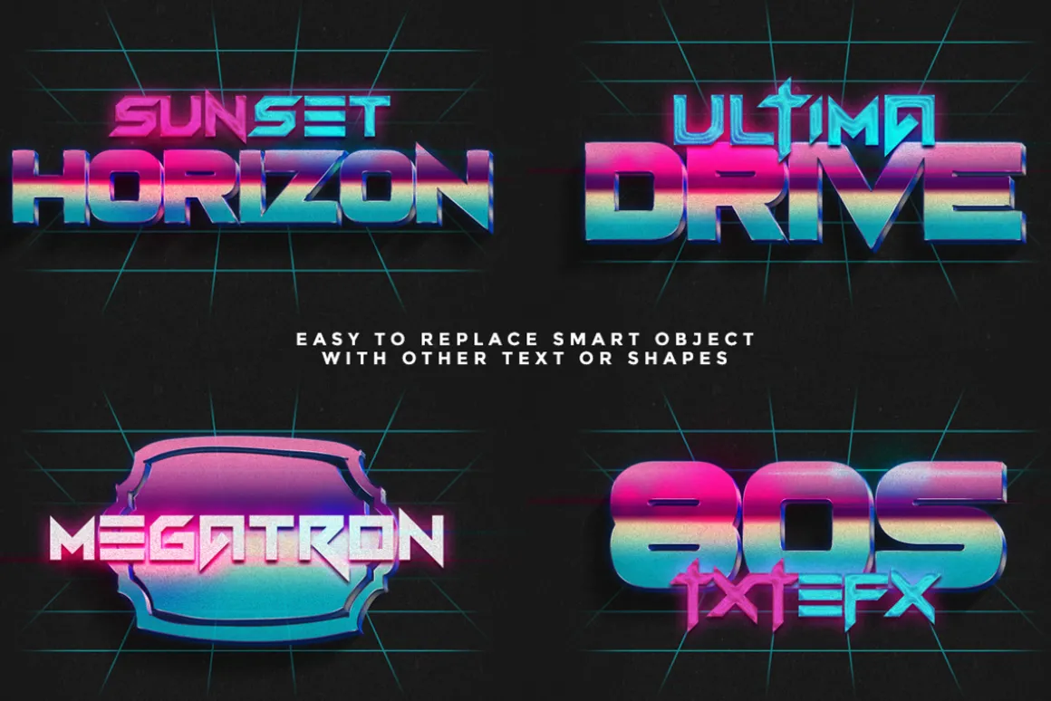80s Text Effects Vol.2