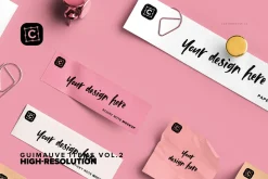 Sticky Notes & Papers Desk Elements
