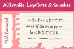 Sticky Notes - Marker Font